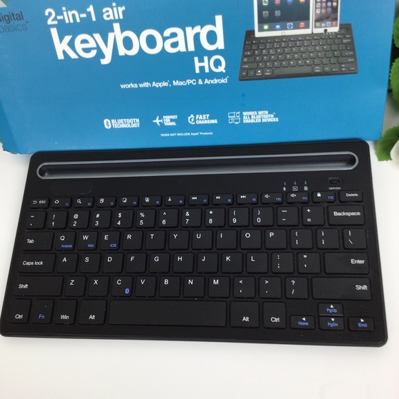 2-in-1 air Keyboard HQ works with Apple | Mac/PC & Android - Picture 3 of 6